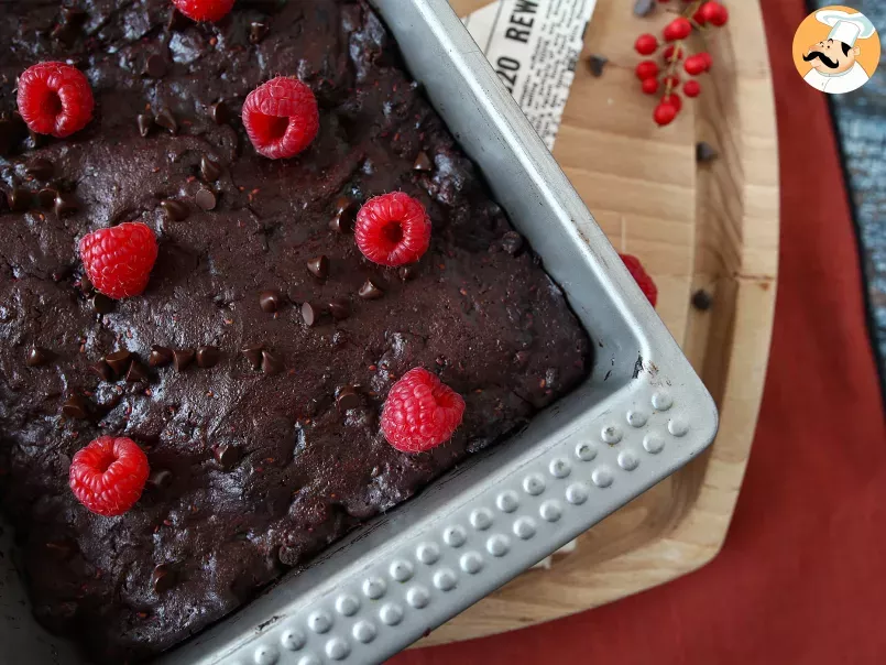 Brownie de framboise e chocolate, o bolo perfeito na hora do lanche! - foto 8