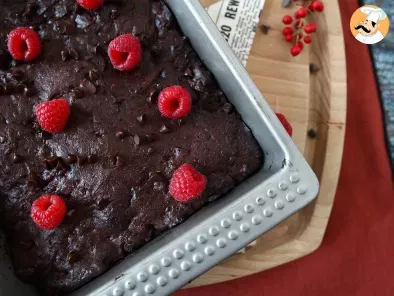 Brownie de framboise e chocolate, o bolo perfeito na hora do lanche! - foto 8