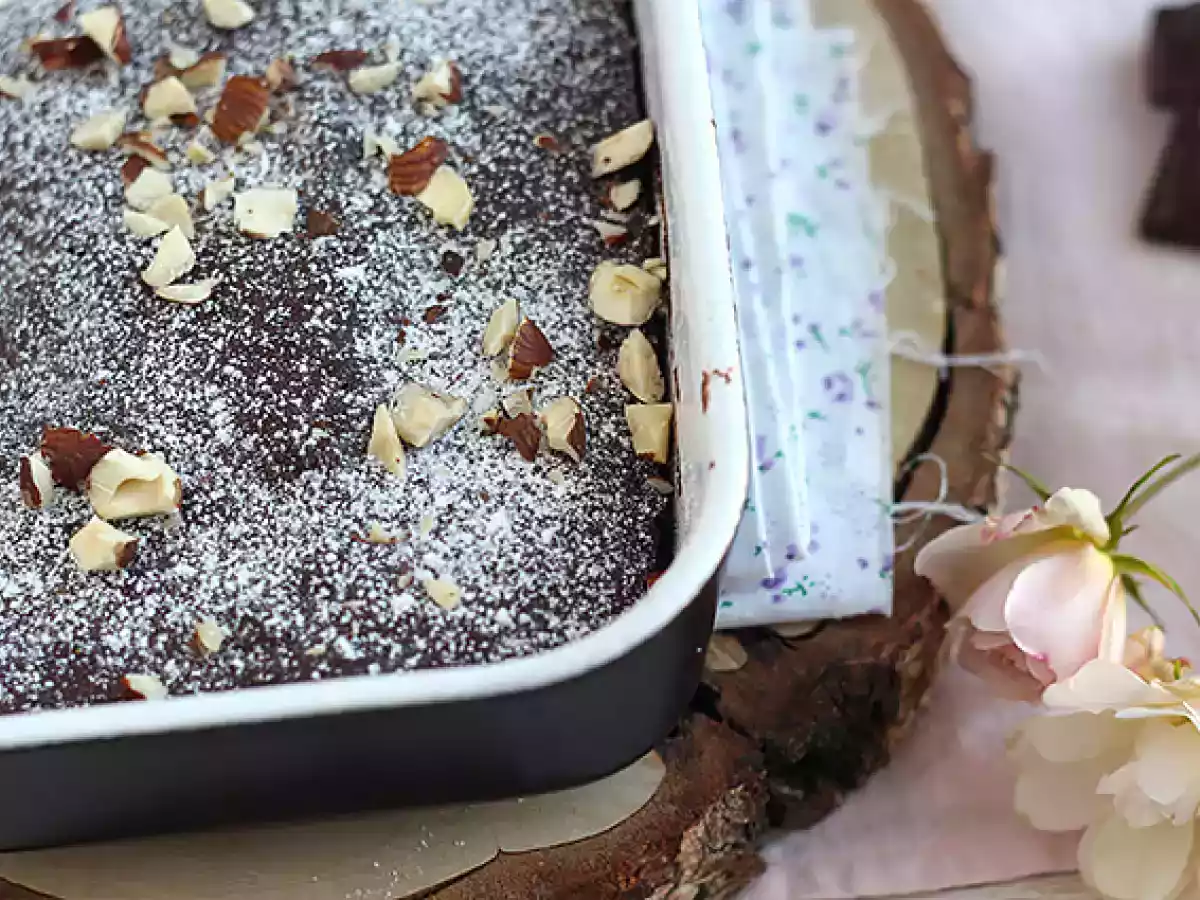 Brownie no microondas (bolo de chocolate ultra rápido) - foto 3