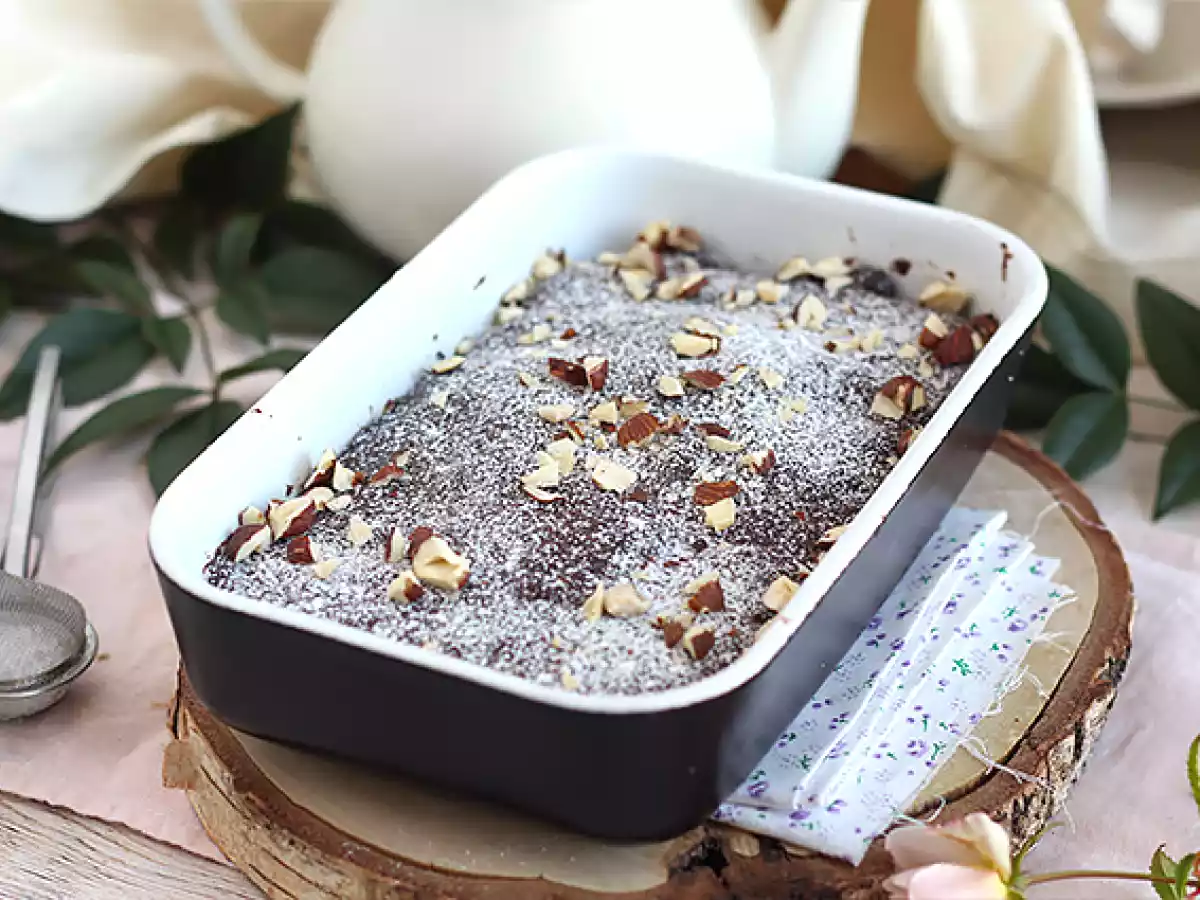 Brownie no microondas (bolo de chocolate ultra rápido) - foto 5