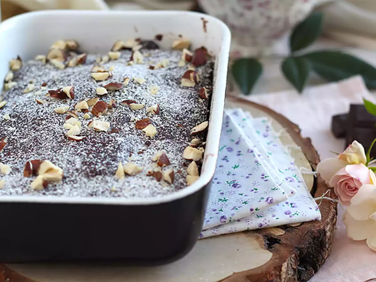 Brownie no microondas (bolo de chocolate ultra rápido) - foto 7