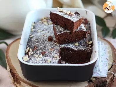 Brownie no microondas (bolo de chocolate ultra rápido), foto 1