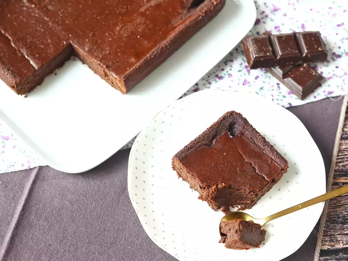 Brownie proteico de chocolate e feijão-vermelho - foto 6
