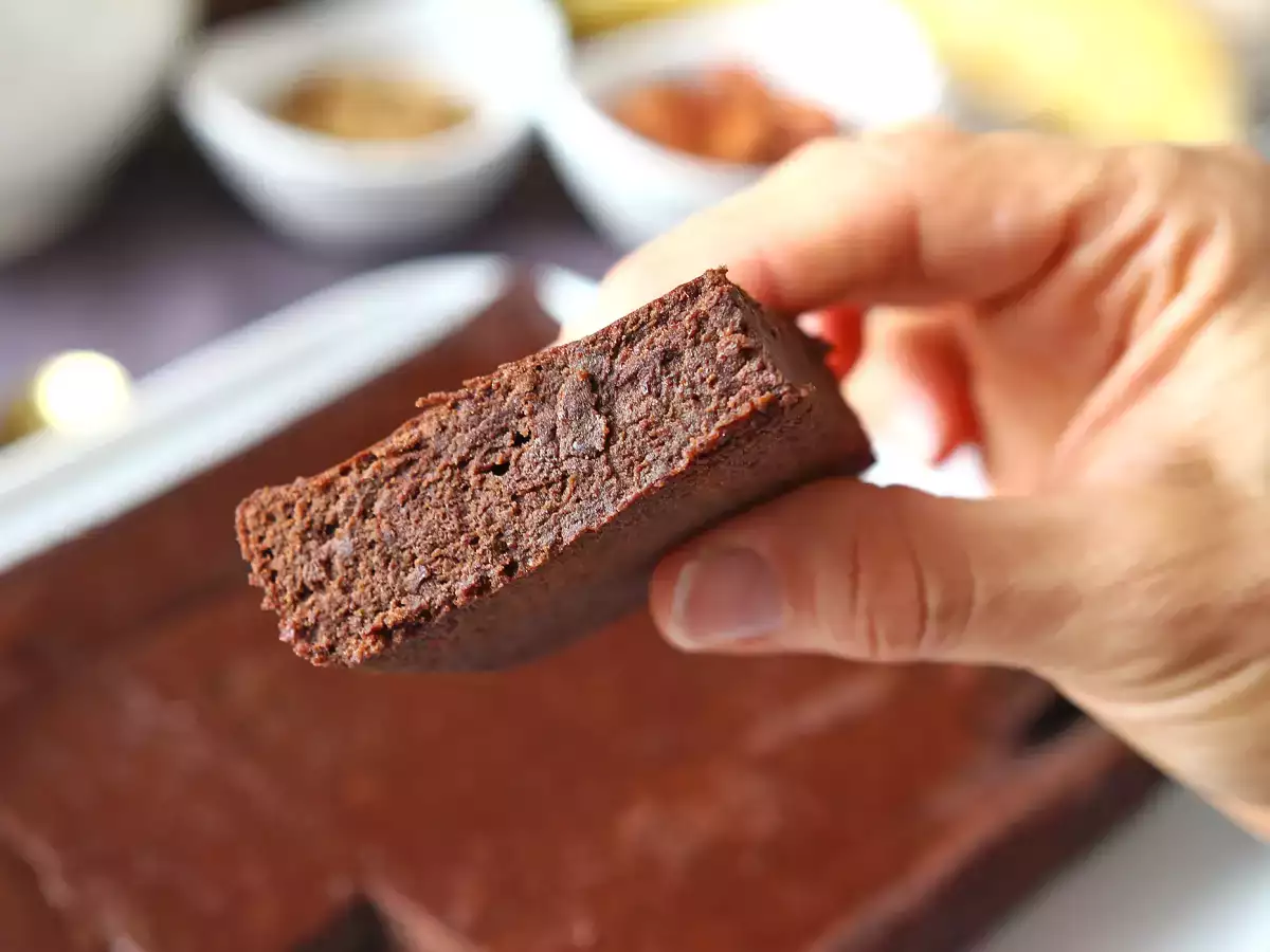 Brownie proteico de chocolate e feijão-vermelho - foto 2