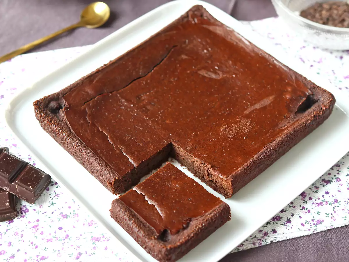 Brownie proteico de chocolate e feijão-vermelho - foto 7