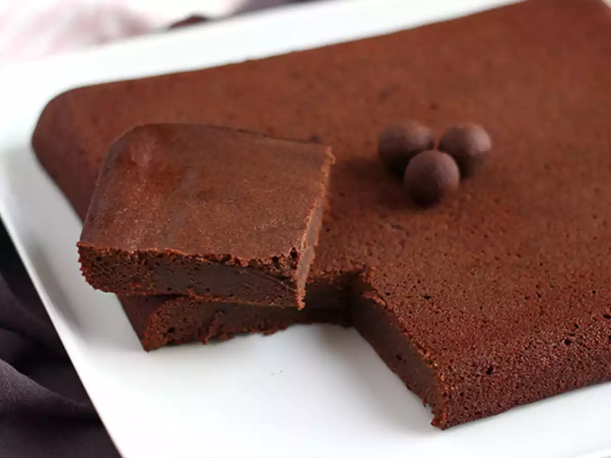 Brownie sem manteiga