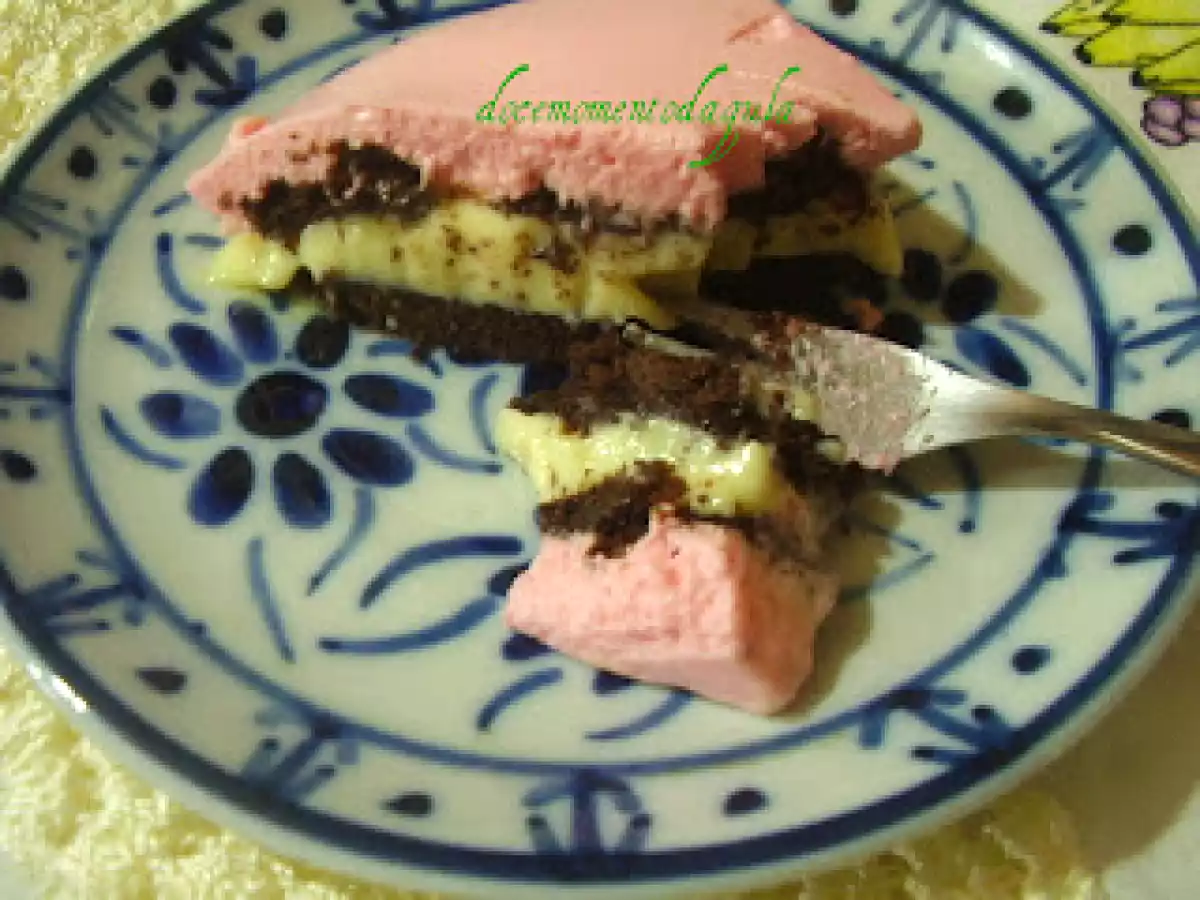 Brownie Suíço com recheio de Maracujá
