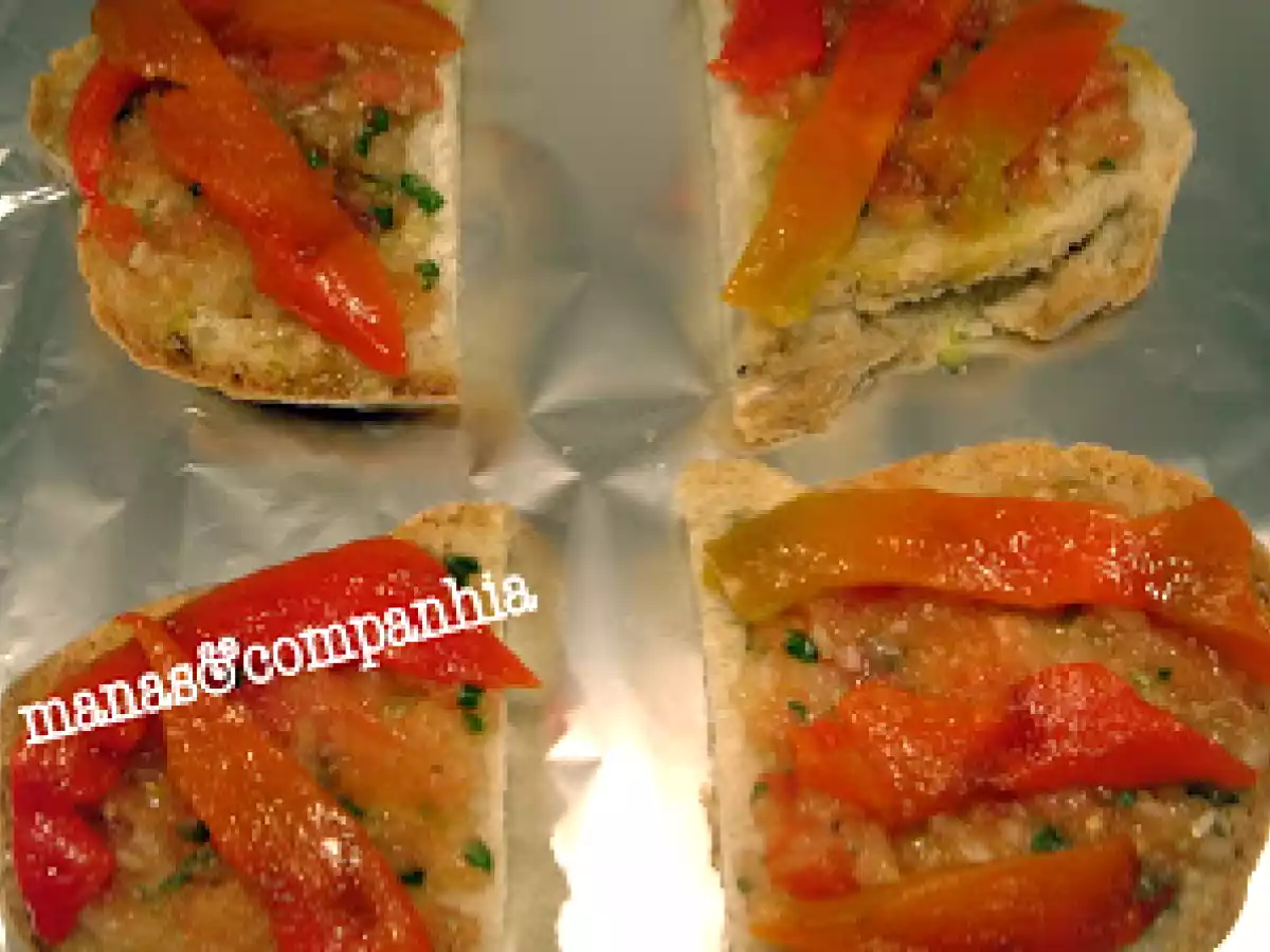 Bruschetta com pimentos assados (isa) - foto 4