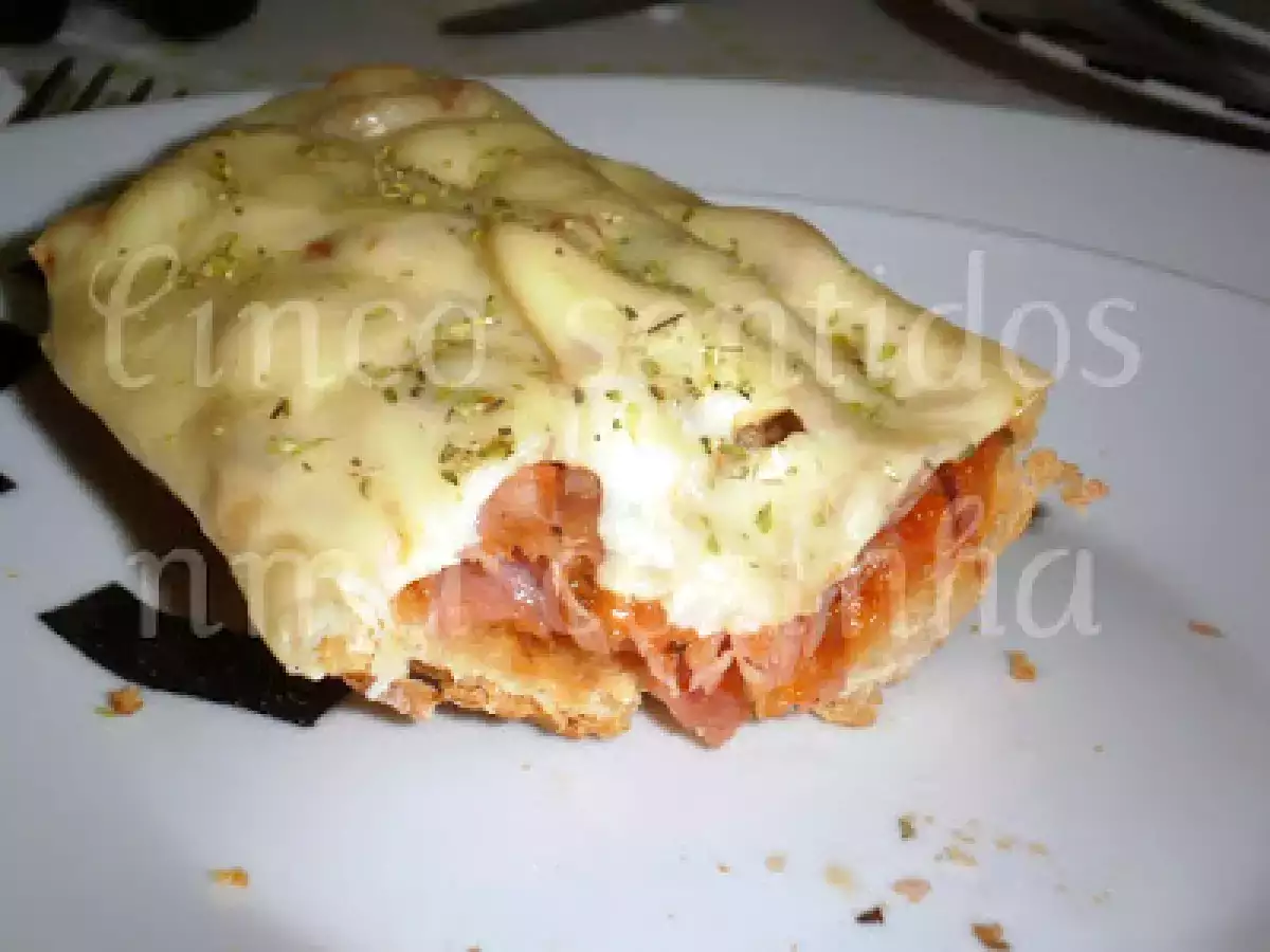 Bruschetta de tomate, fiambre e bacon grelhados - foto 3
