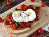 Bruschetta de tomates assados e queijo burrata, foto 2