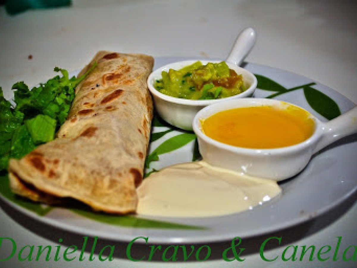Burritos com Salsas Mexicanas