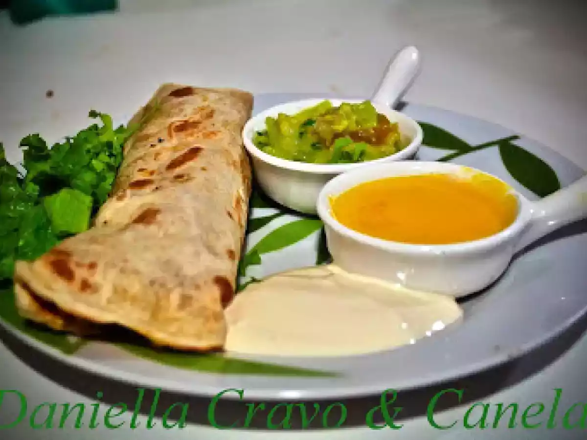 Burritos com Salsas Mexicanas