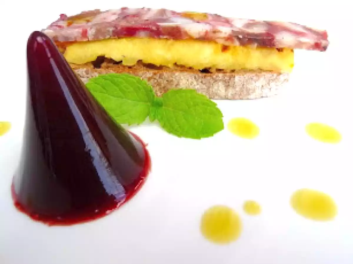 Cabeça de xara com vinho do Porto cónico