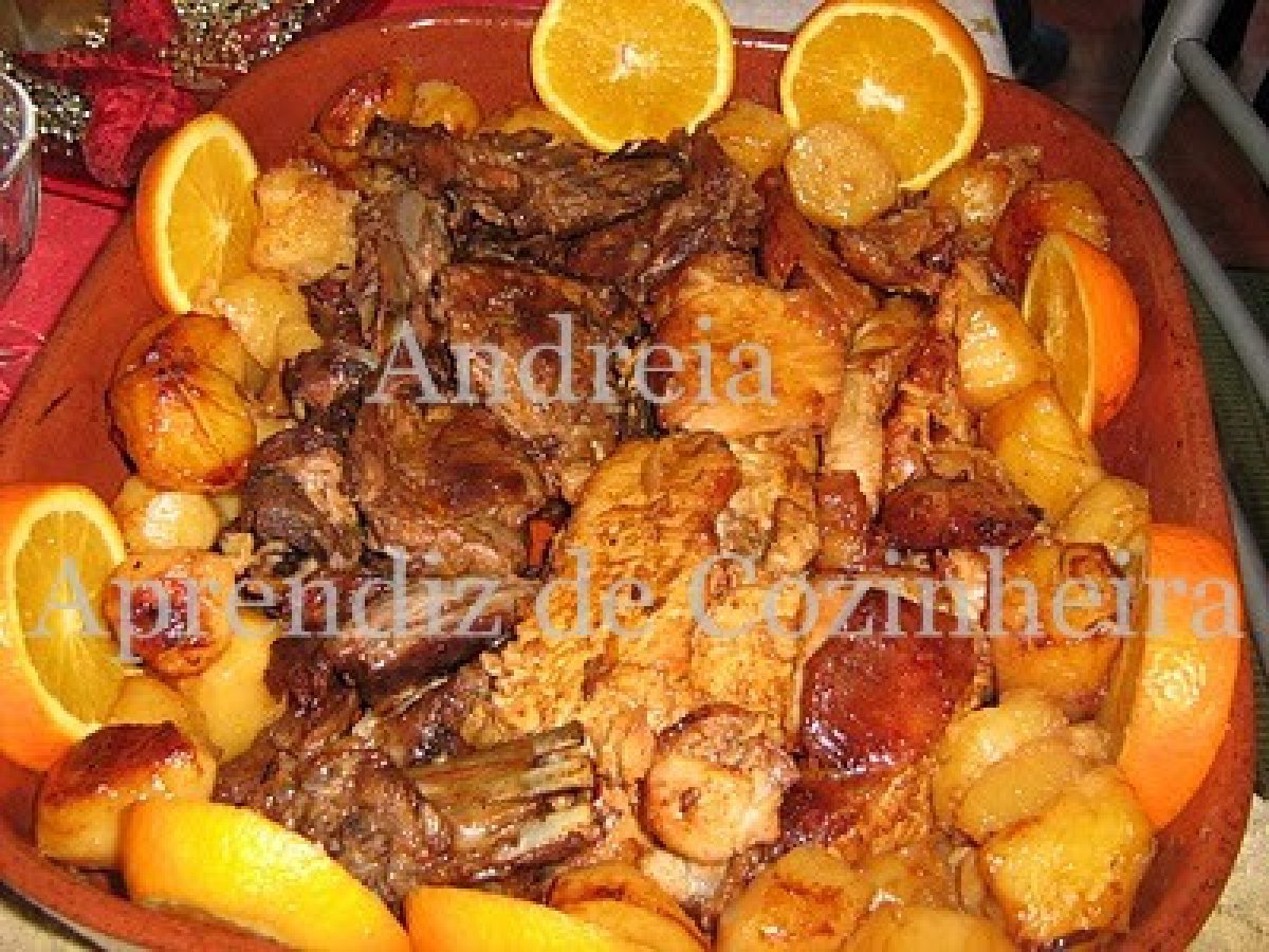 Cabrito e Lombo Assado no forno