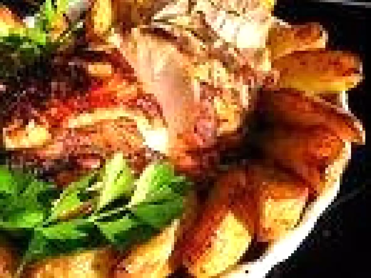 Cachaço em forno lento à moda da Tia Rosário