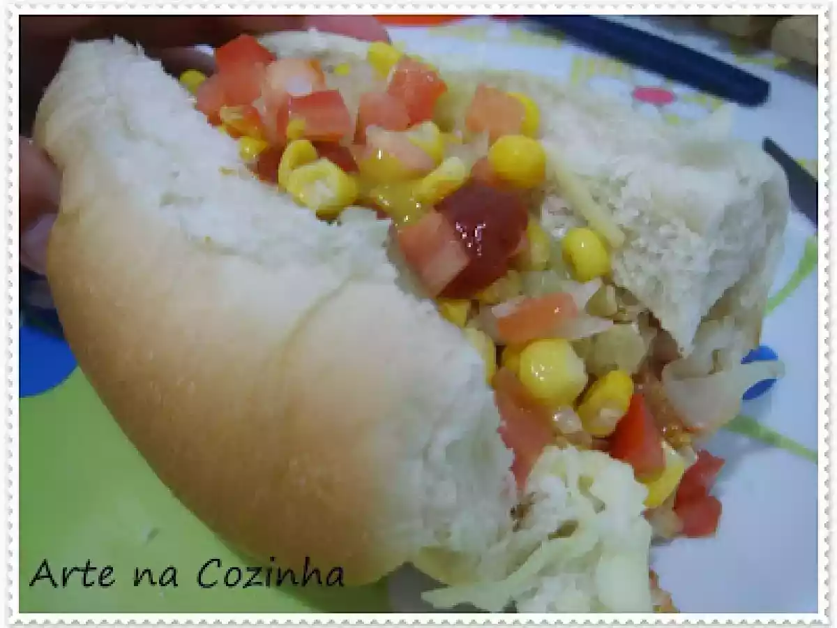 Cachorro quente diferente!