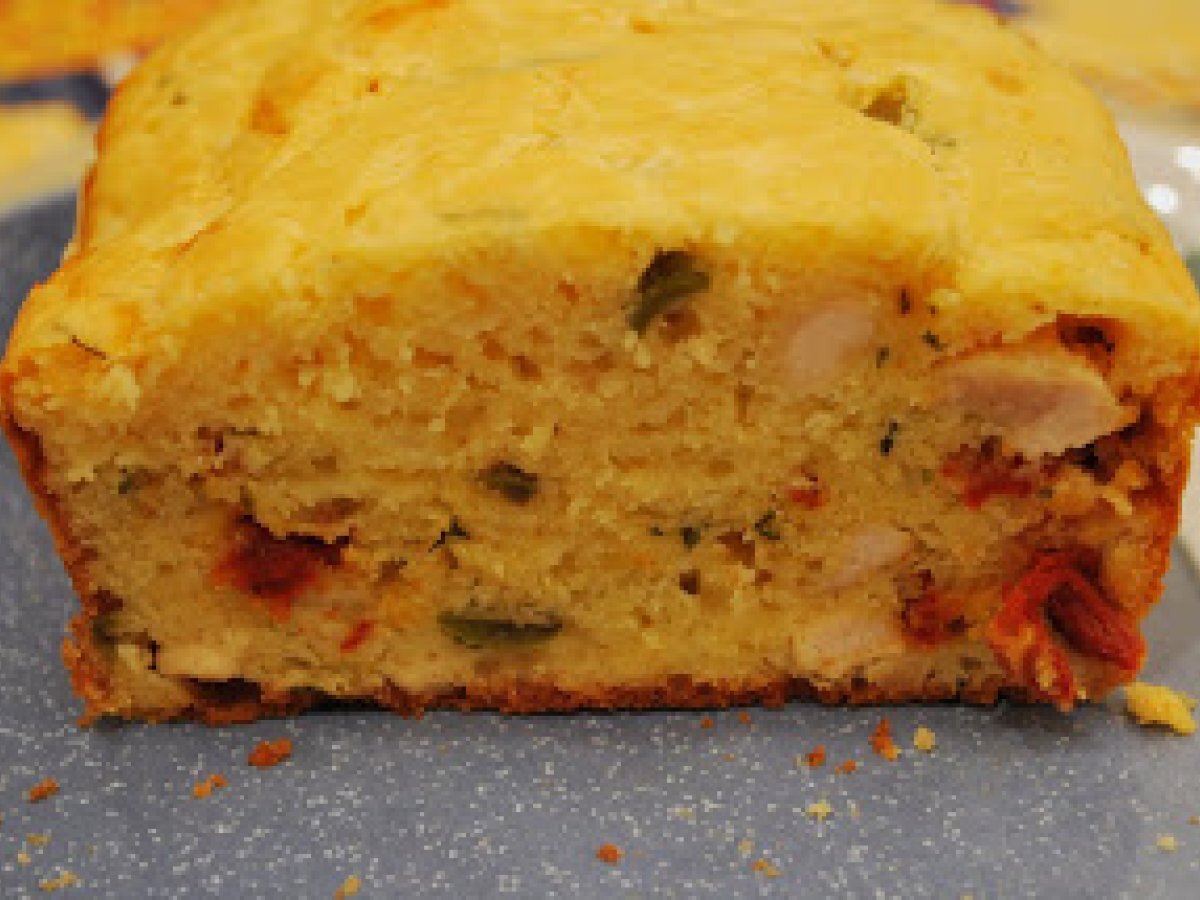 Cake de frango e estragão