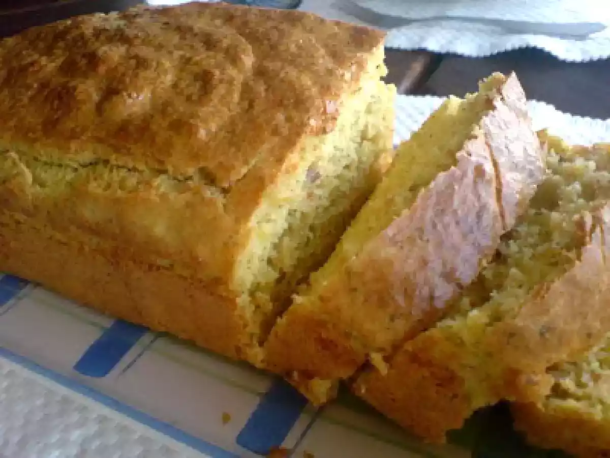 Cake de salmão e mostarda