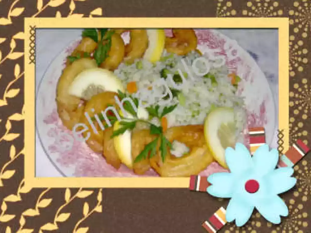 Calamares em polme de cerveja