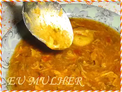 Caldo de ovos delicioso