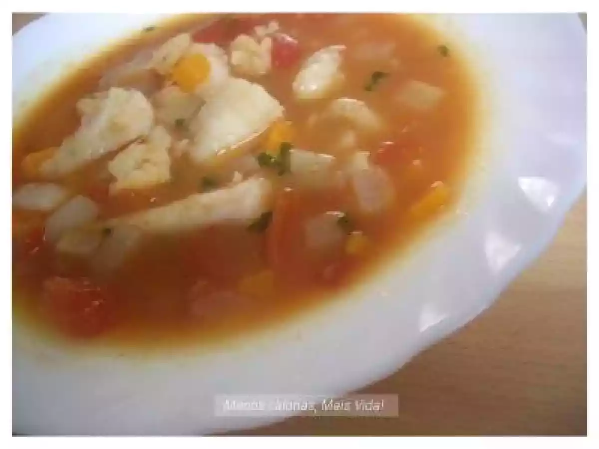 Caldo de Peixe com Camarão