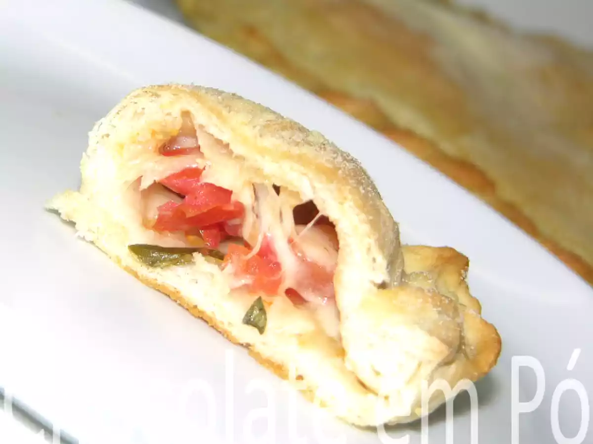 Calzone maravilhoso e crocante