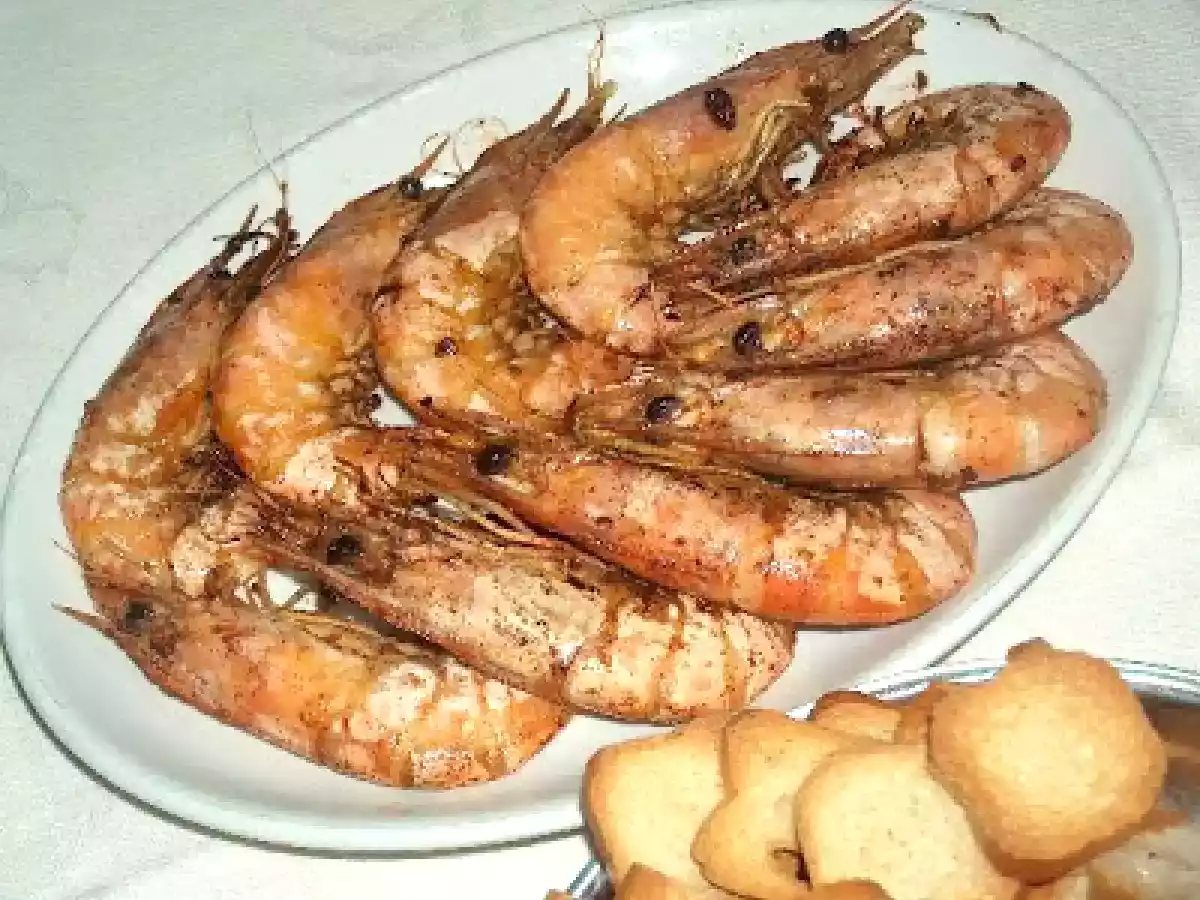CAMARÃO AO ALHINHO / CAMARÃO ALL'AGLIO