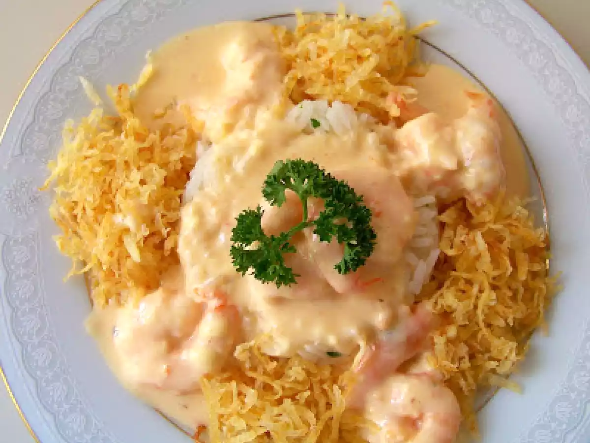 Camarão ao Molho Gruyère