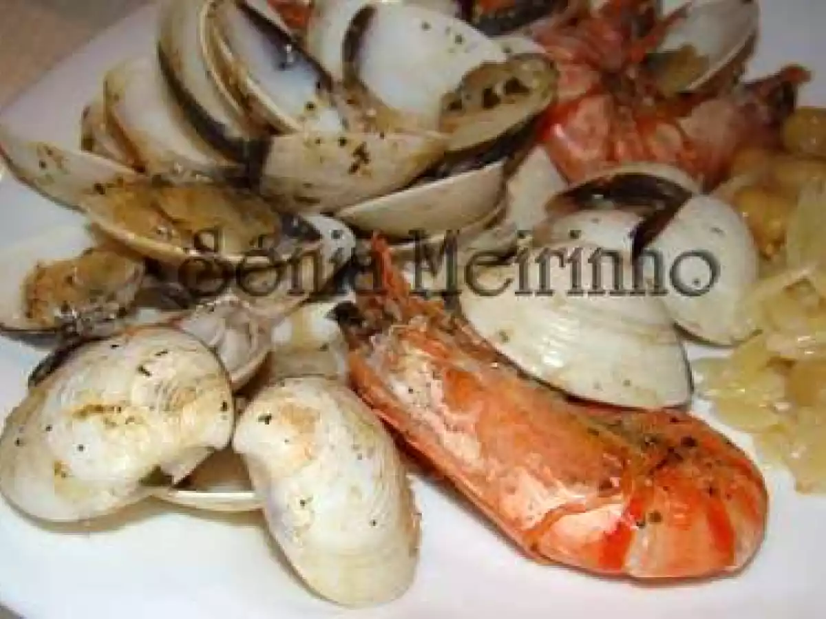 Camarão com Amêijoa e Massa Pontinha com Grão e Grãos de Mostard - foto 2