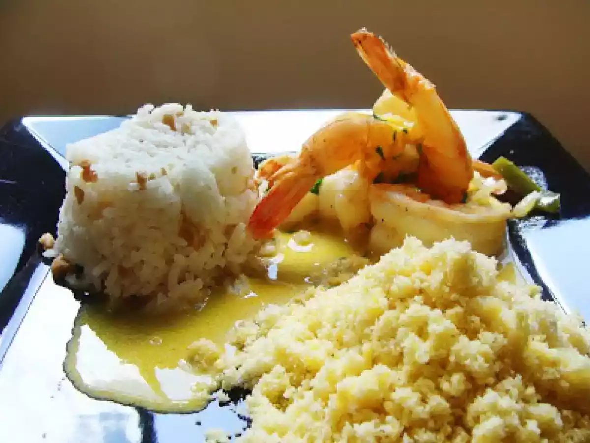 Camarão em molho de moqueca,