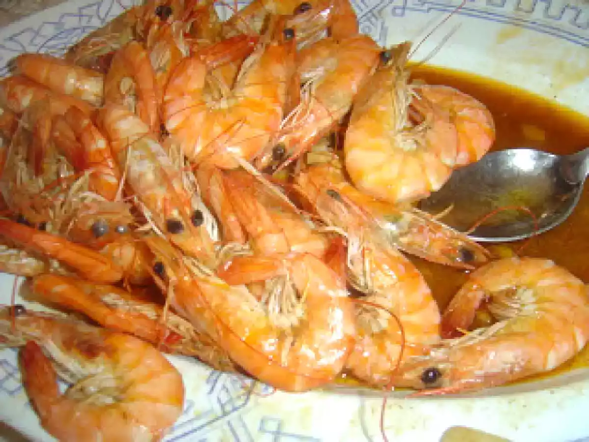 Camarão frito