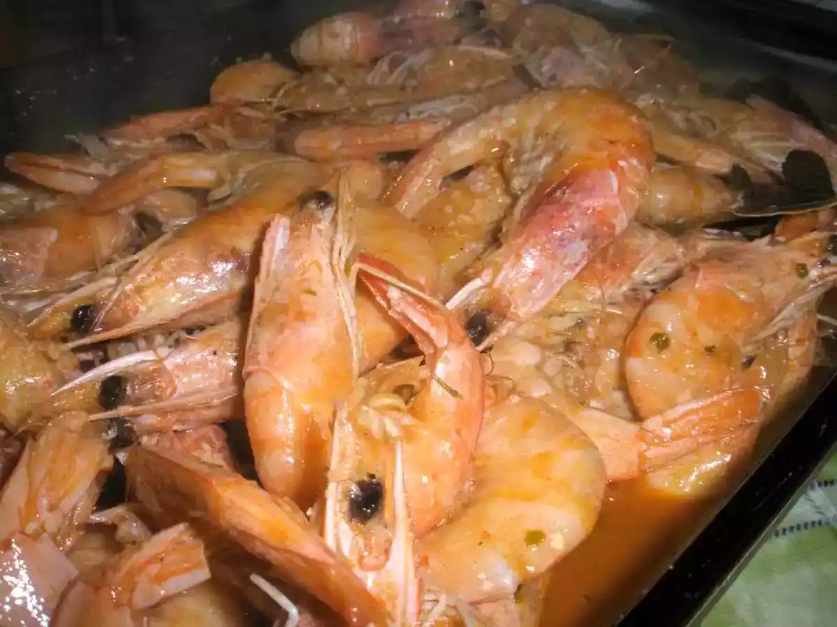 Camarão frito com cerveja