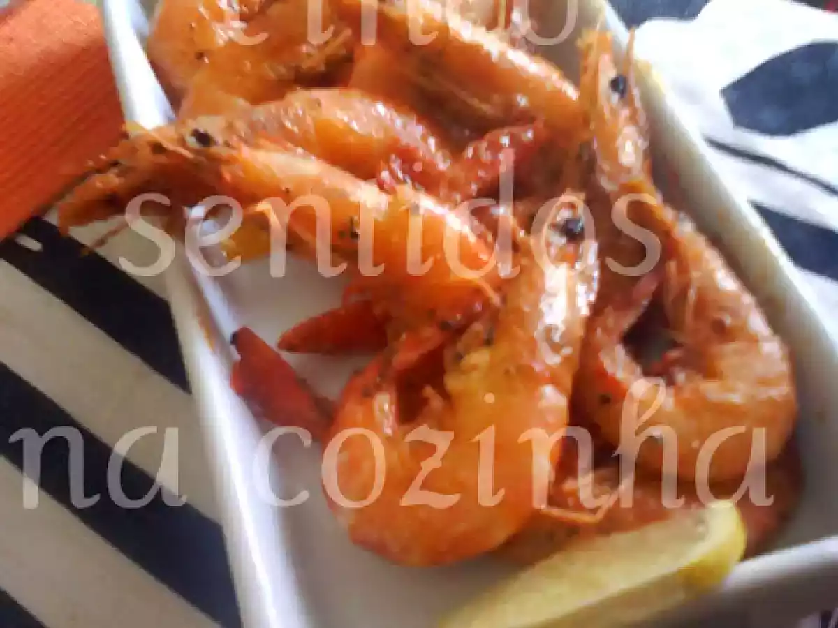 Camarão frito com tomate e alho - foto 3