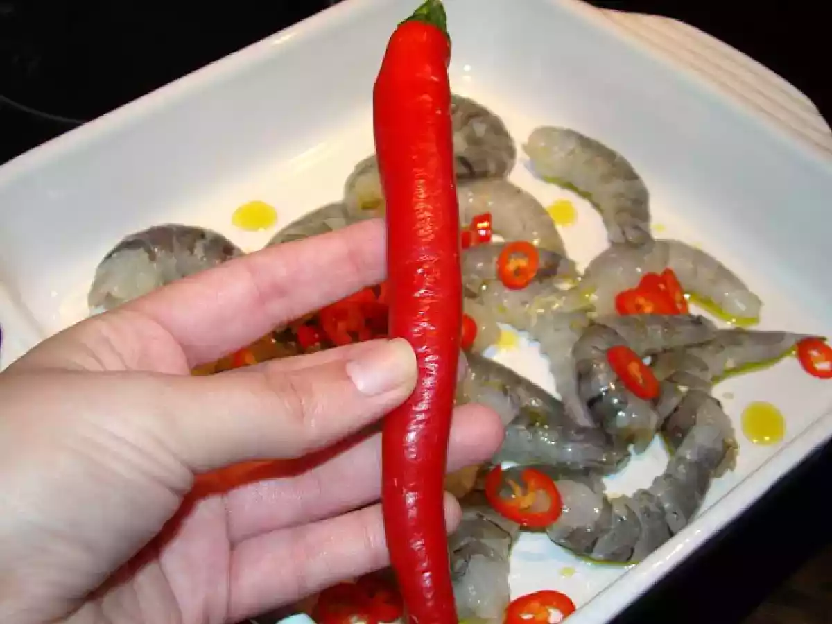 Camarão Hot assado no forno com Cogumelos em Molho bem Guloso - foto 2