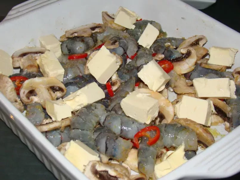 Camarão Hot assado no forno com Cogumelos em Molho bem Guloso - foto 3
