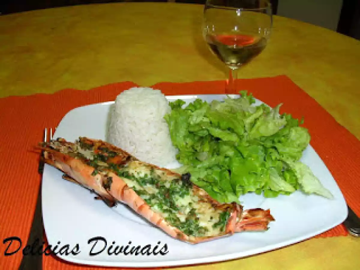 Camarão Tigre Grelhado com Molho Verde - foto 2