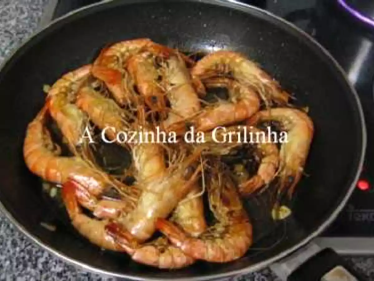 Camarões fritos à Grilinha - foto 2