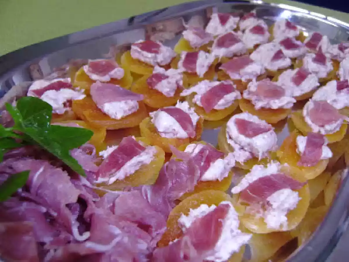Canapés de Damasco com Cream Cheese e Presunto Parma + Agradecimentos