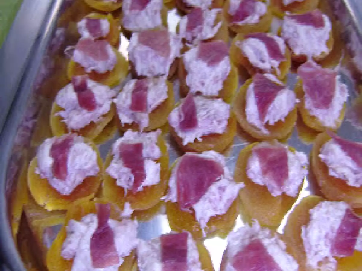Canapés de Damasco com Cream Cheese e Presunto Parma + Agradecimentos - foto 2