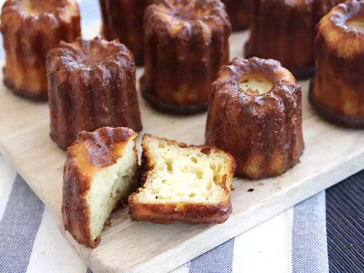 Canelés de Bordéus - Receita Francesa