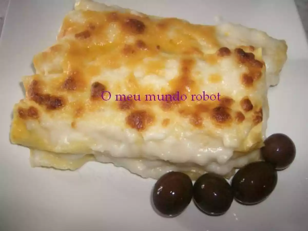 Canellonis de queijo e fiambre com béchamel - foto 2