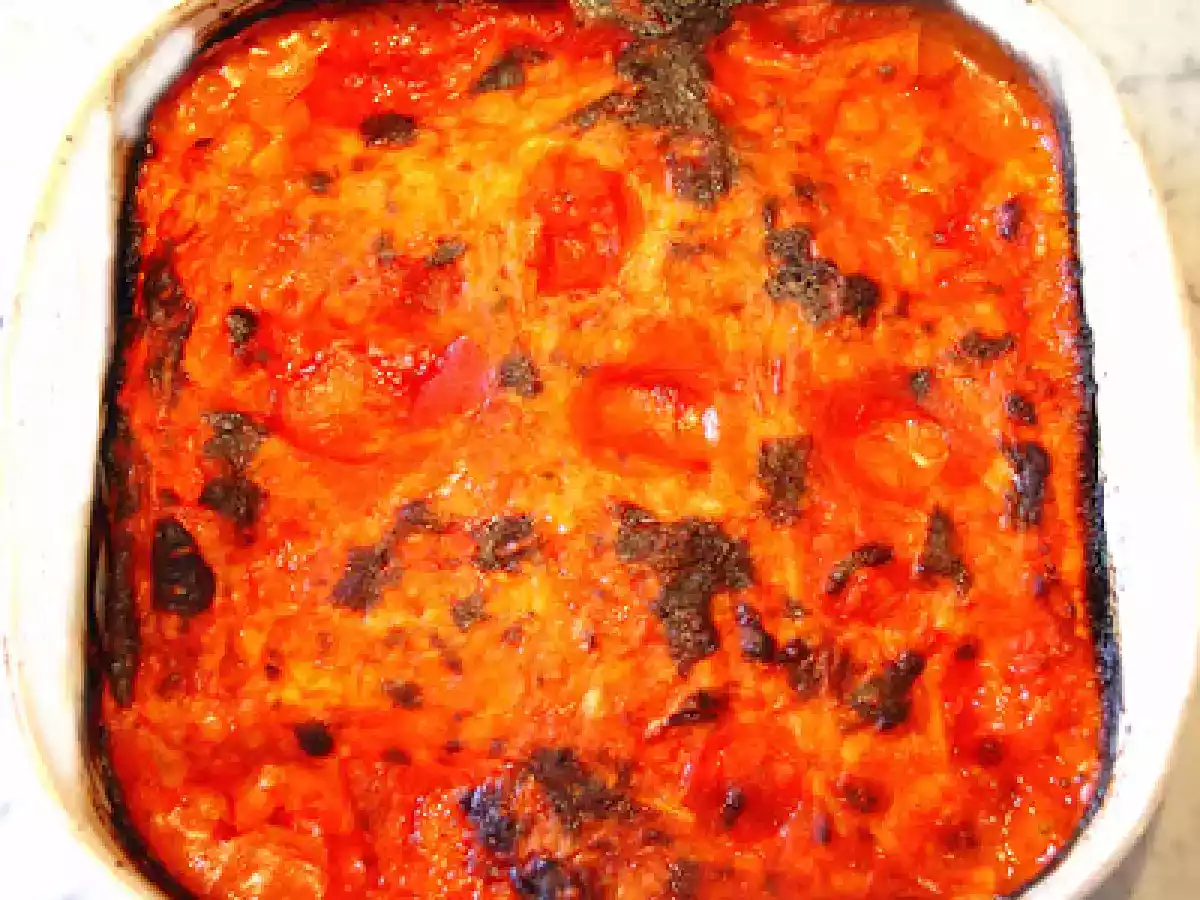 Canelones gratinados