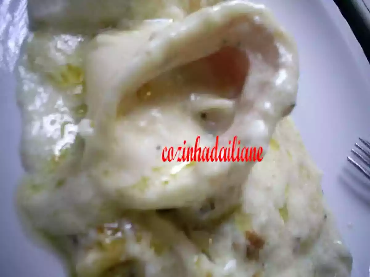 Caneloni de presunto e queijo ao molho branco - foto 3