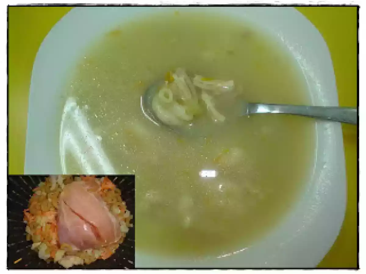 Canja de Frango com Legumes