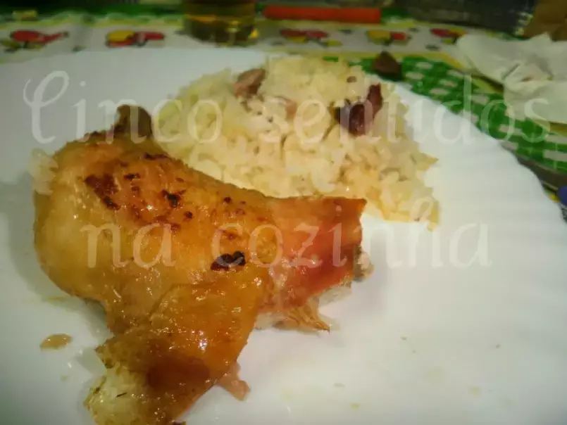 Canja e frango no forno com arroz de miúdos - foto 6