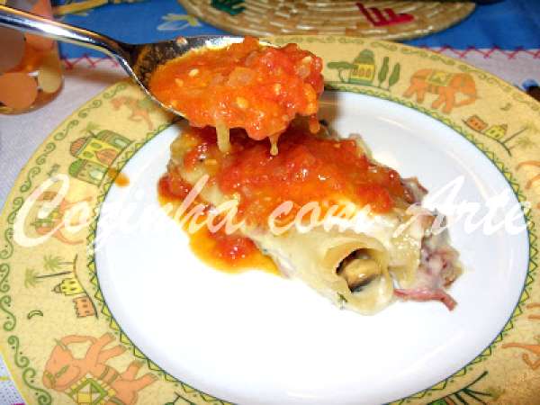 Cannelloni de fiambre
