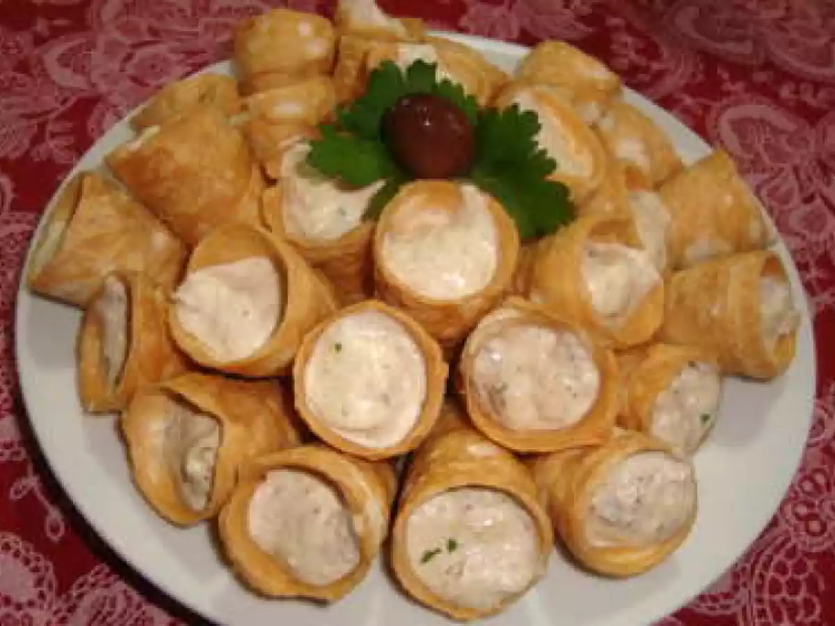 Canudinhos de Frango e Azeitona Preta!