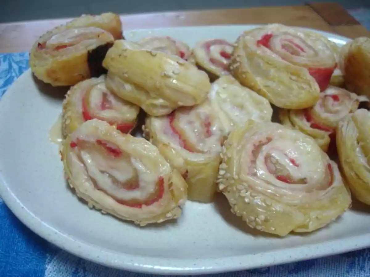 Caracois de Fiambre e Queijo - foto 2