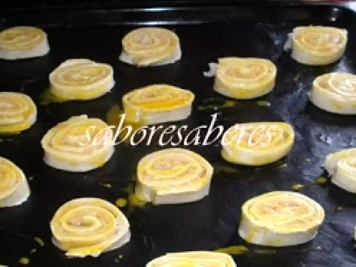 Caracois de Queijo e Fiambre - foto 4