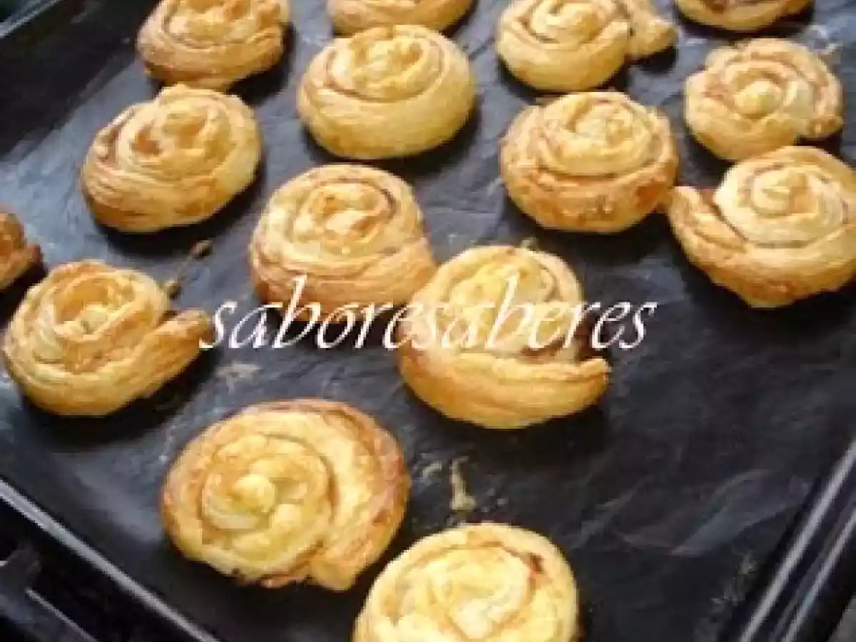 Caracois de Queijo e Fiambre - foto 5